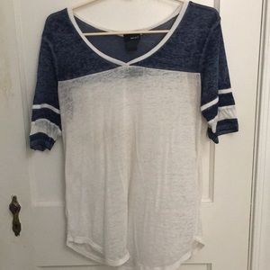 WET SEAL blue varsity